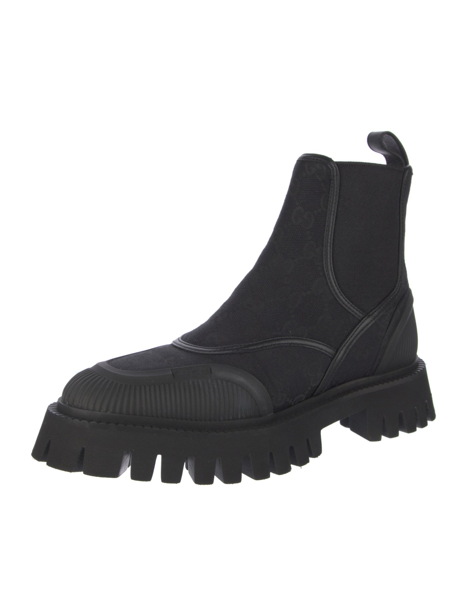 Gucci Canvas Chelsea Boots