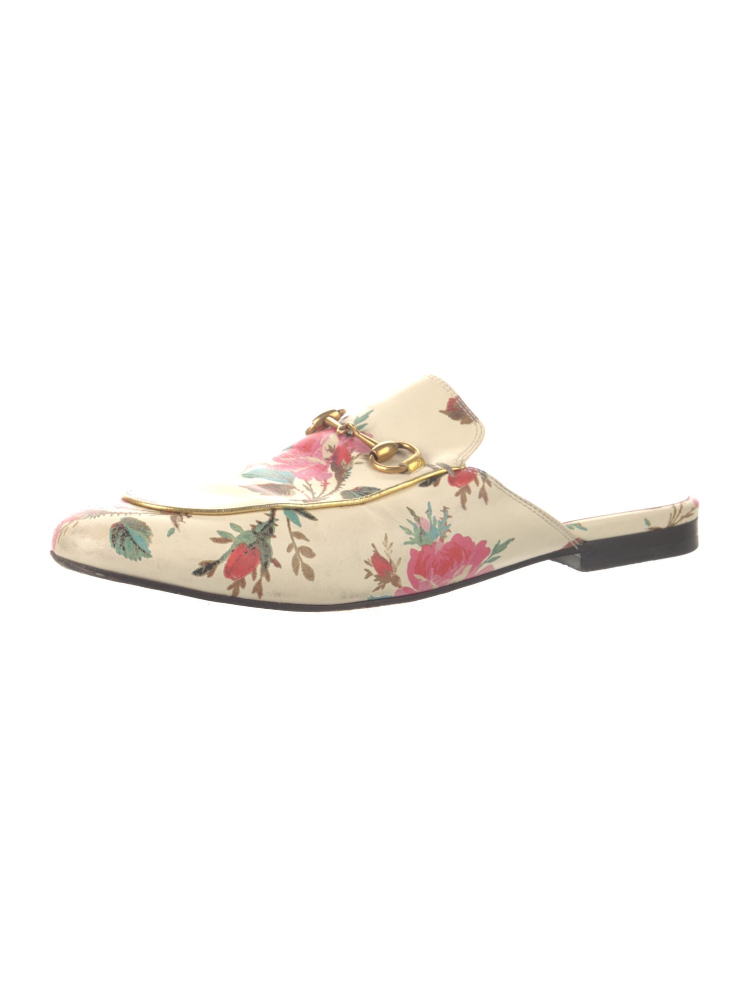 Gucci Horsebit Accent Leather Mules