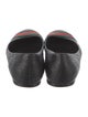 Gucci Web Accent Leather Flats