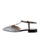 Gucci Running GG Logo Glitter Slingback Flats