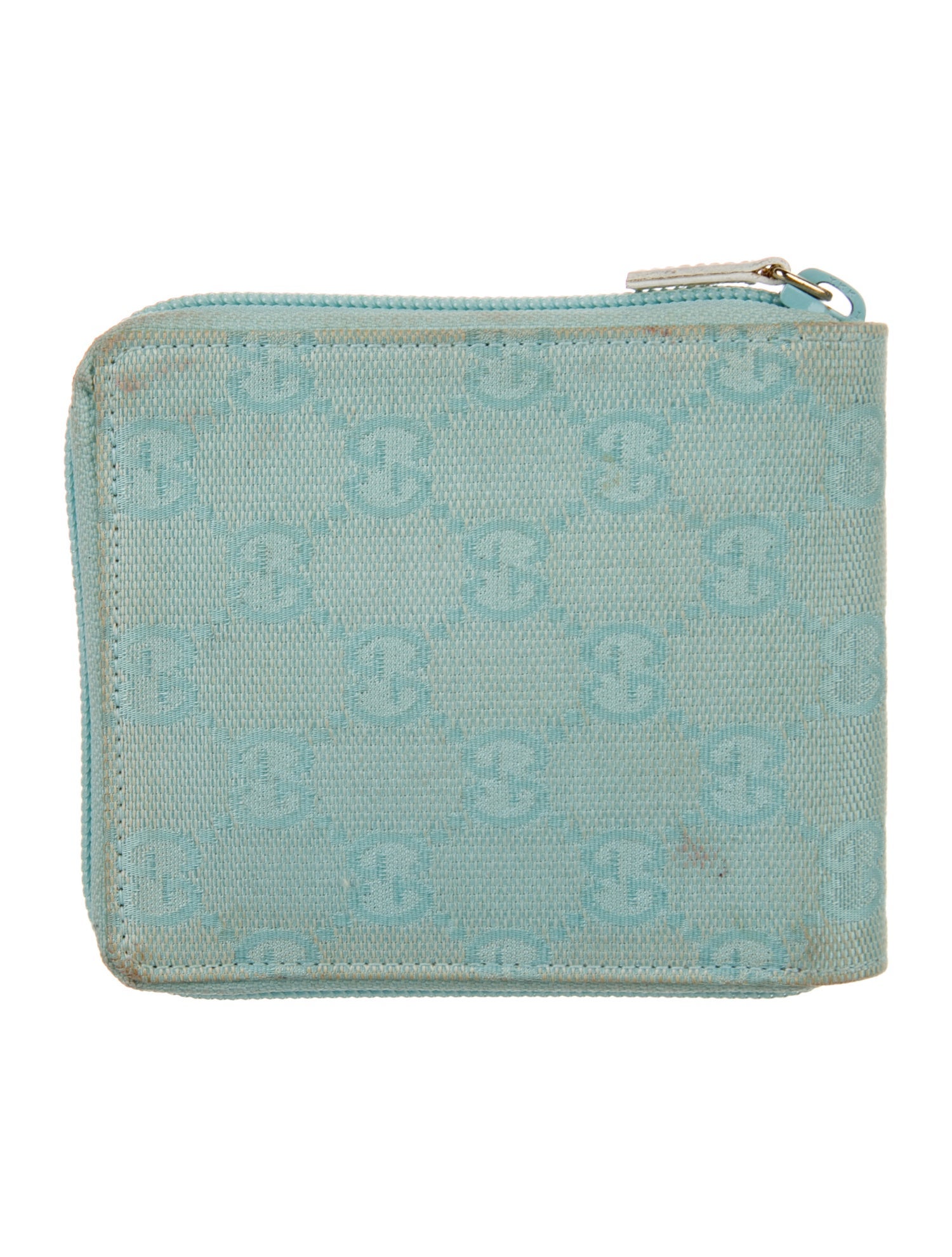 Gucci Vintage GG Canvas Compact Wallet