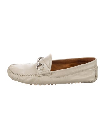 Gucci Horsebit Accent Leather Loafers