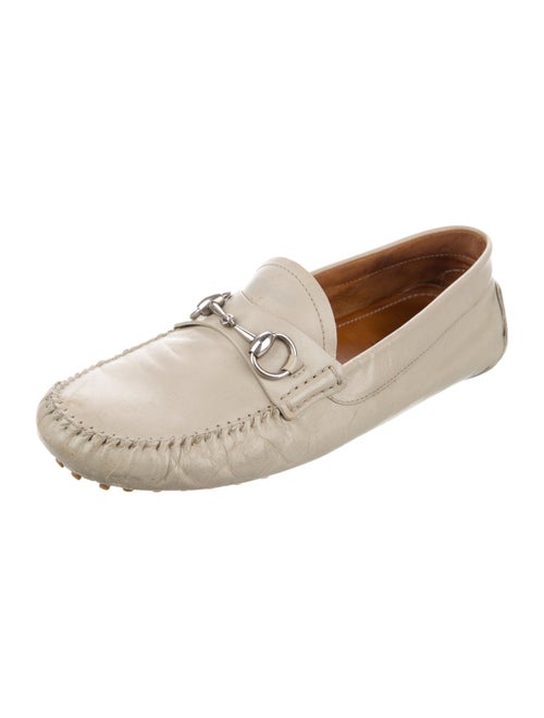 Gucci Horsebit Accent Leather Loafers