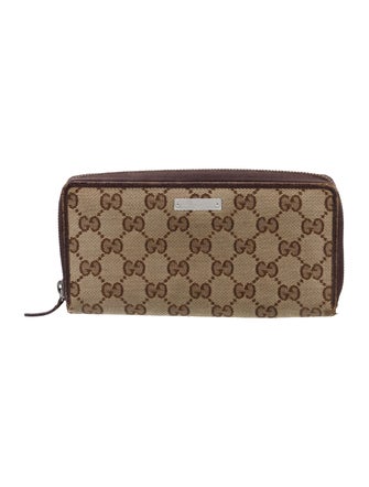 Gucci GG Canvas Canvas Continental Wallet