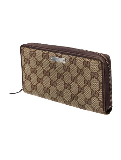 Gucci GG Canvas Canvas Continental Wallet