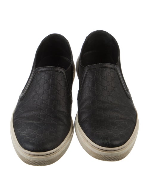 Gucci Microguccissima Pattern Leather Sneakers