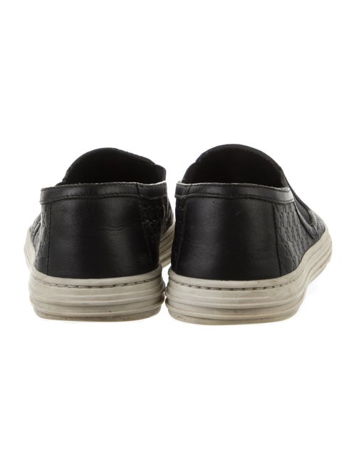 Gucci Microguccissima Pattern Leather Sneakers