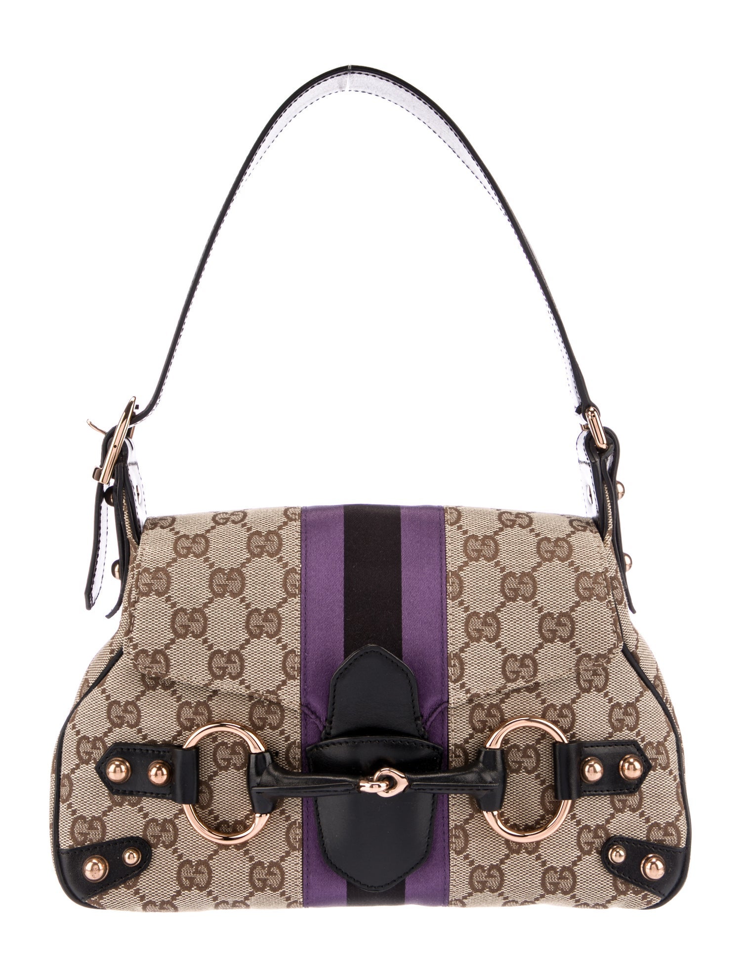 Gucci GG Canvas Horsebit Chain