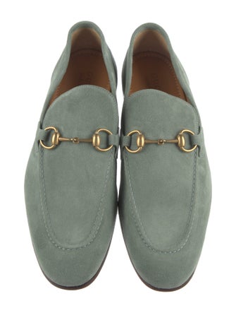 Gucci 1955 Horsebit Accent Suede Loafers
