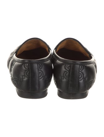 Gucci Horsebit Accent Leather Loafers