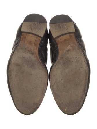 Gucci Horsebit Accent Leather Loafers