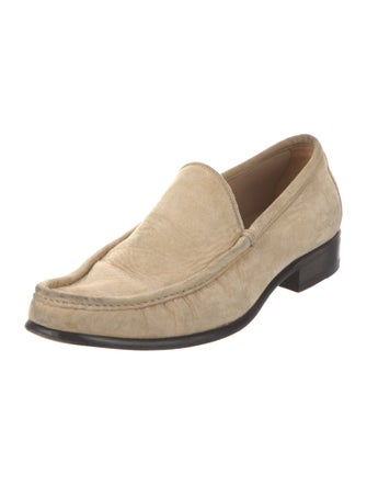 Gucci Horsebit Accent Suede Oxfords