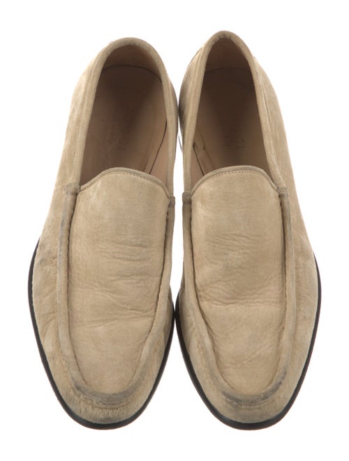 Gucci Horsebit Accent Suede Oxfords