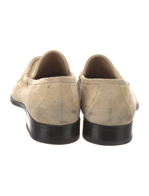 Gucci Horsebit Accent Suede Oxfords