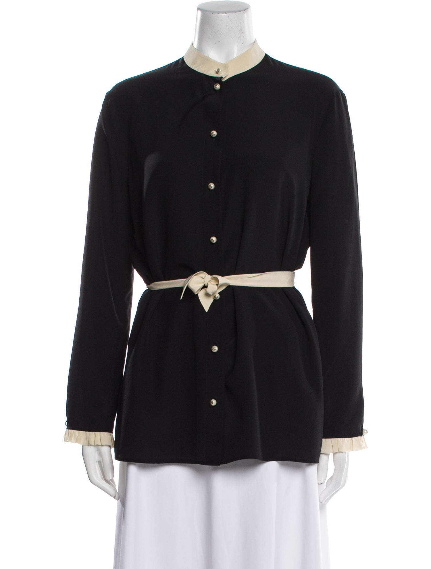 Gucci 2018 Silk Button-Up Top