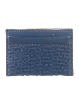 Gucci Diamante Print PVC Card Holder