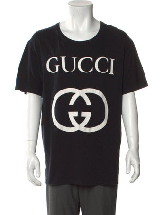 Gucci GG Logo Scoop Neck T-Shirt