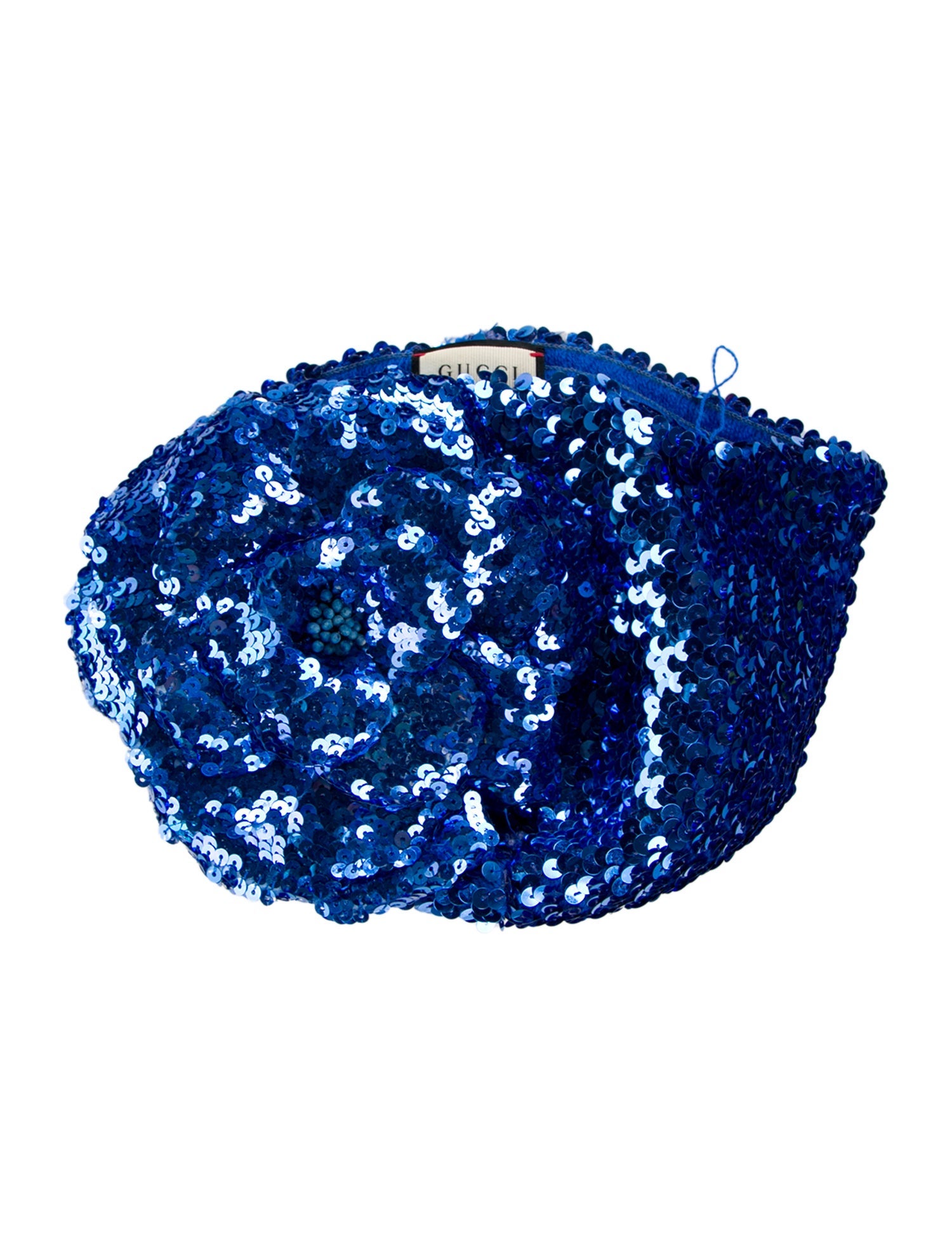 Gucci Sequin Cuffiet Hat - Blue Hats, Accessories