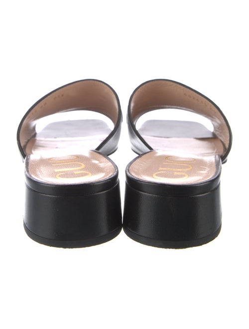 Gucci Interlocking G Horsebit Leather Slides