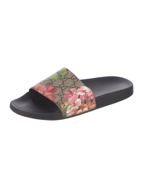 Gucci Blooms Print Slides