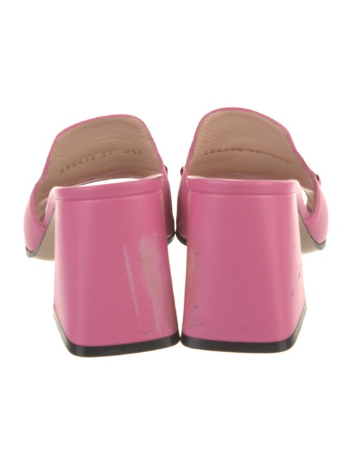 Gucci 1955 Horsebit Accent Leather Slides