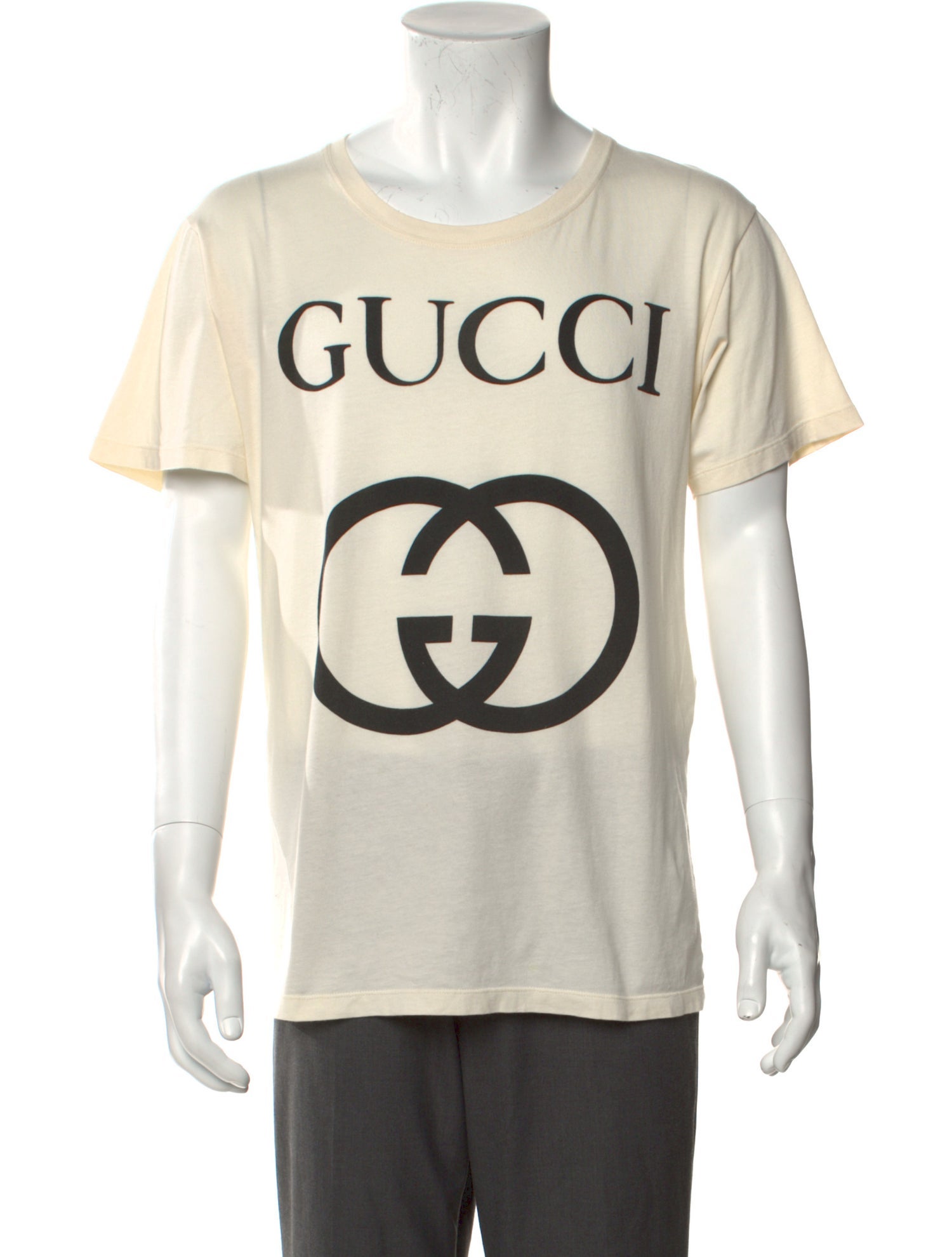 Gucci GG Logo Scoop Neck T-Shirt