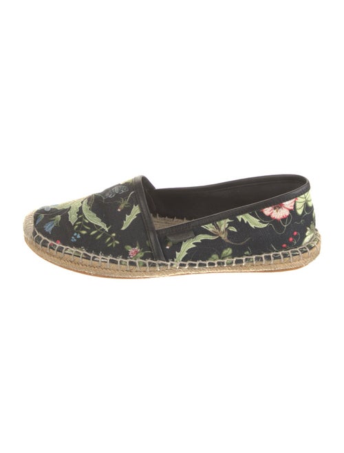 Gucci Flora Knight Print Canvas Espadrilles