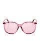 Gucci Oversize Mirrored Sunglasses
