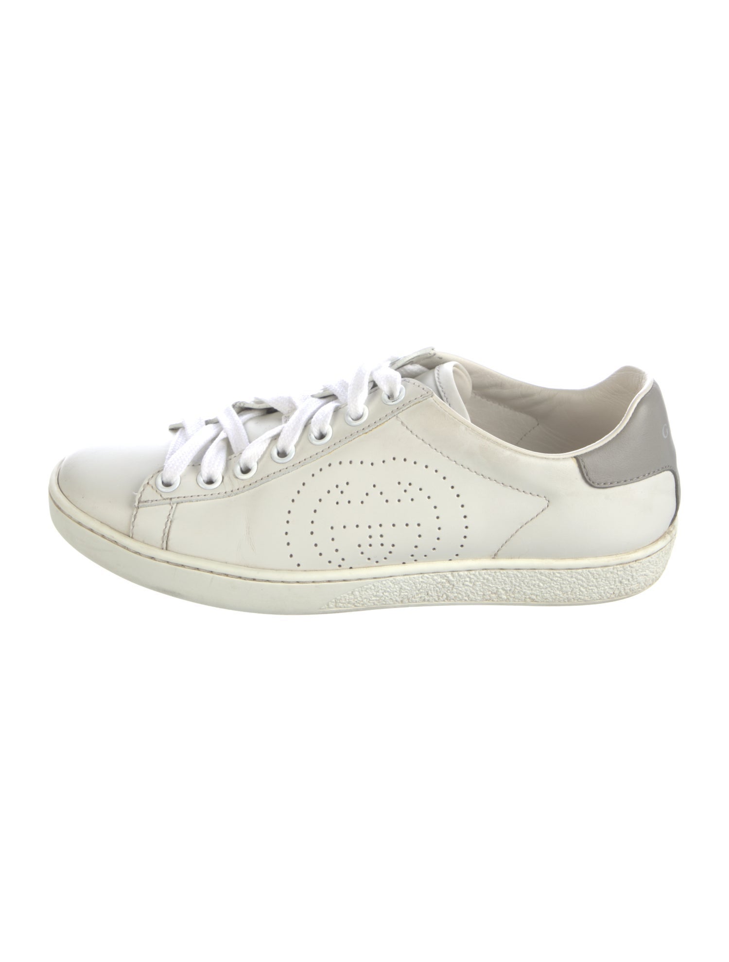 Gucci Interlocking G Logo Leather Sneakers