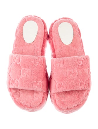 Gucci GG Signature Terry Cloth Slides