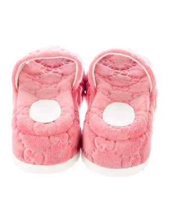 Gucci GG Signature Terry Cloth Slides