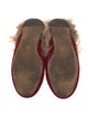Gucci Horsebit Accent Velvet Mules