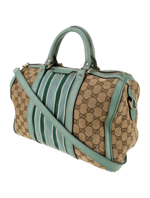 Gucci GG Canvas Web Boston Medium
