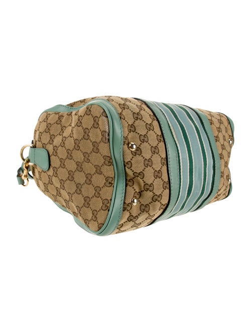 Gucci GG Canvas Web Boston Medium