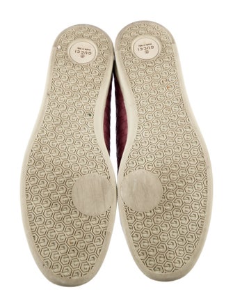 Gucci Leather Printed Sneakers