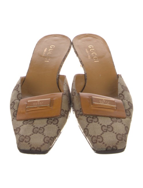 Gucci GG Canvas Canvas Mules