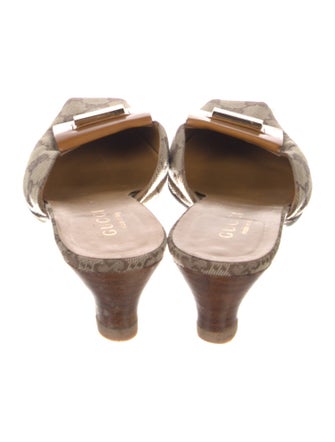 Gucci GG Canvas Canvas Mules