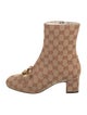 Gucci GG Canvas Canvas Boots