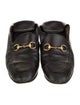 Gucci Horsebit Accent Leather Mules
