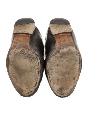 Gucci Horsebit Accent Leather Mules