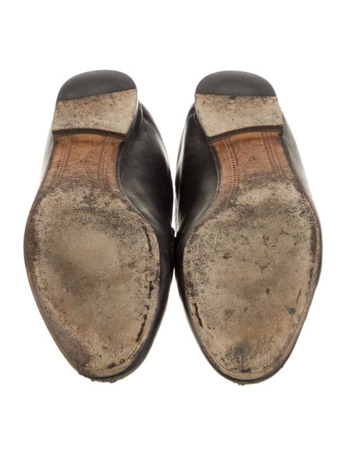 Gucci Horsebit Accent Leather Mules