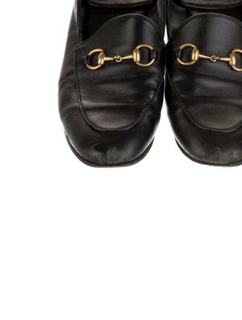 Gucci Horsebit Accent Leather Mules