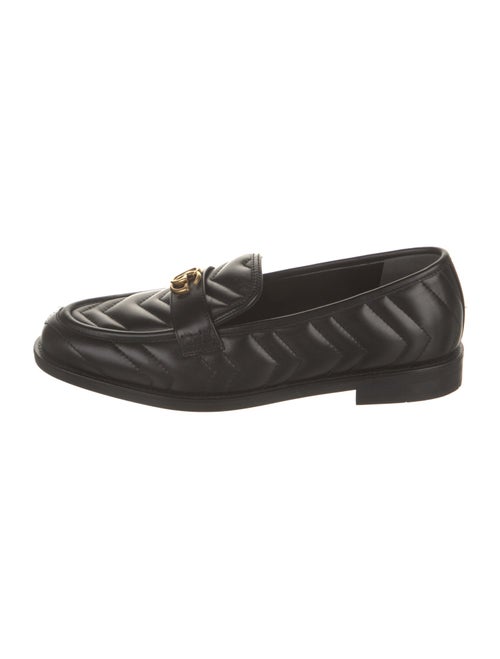 Gucci Double G Logo Leather Loafers