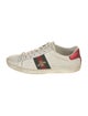 Gucci Web Accent Leather Sneakers