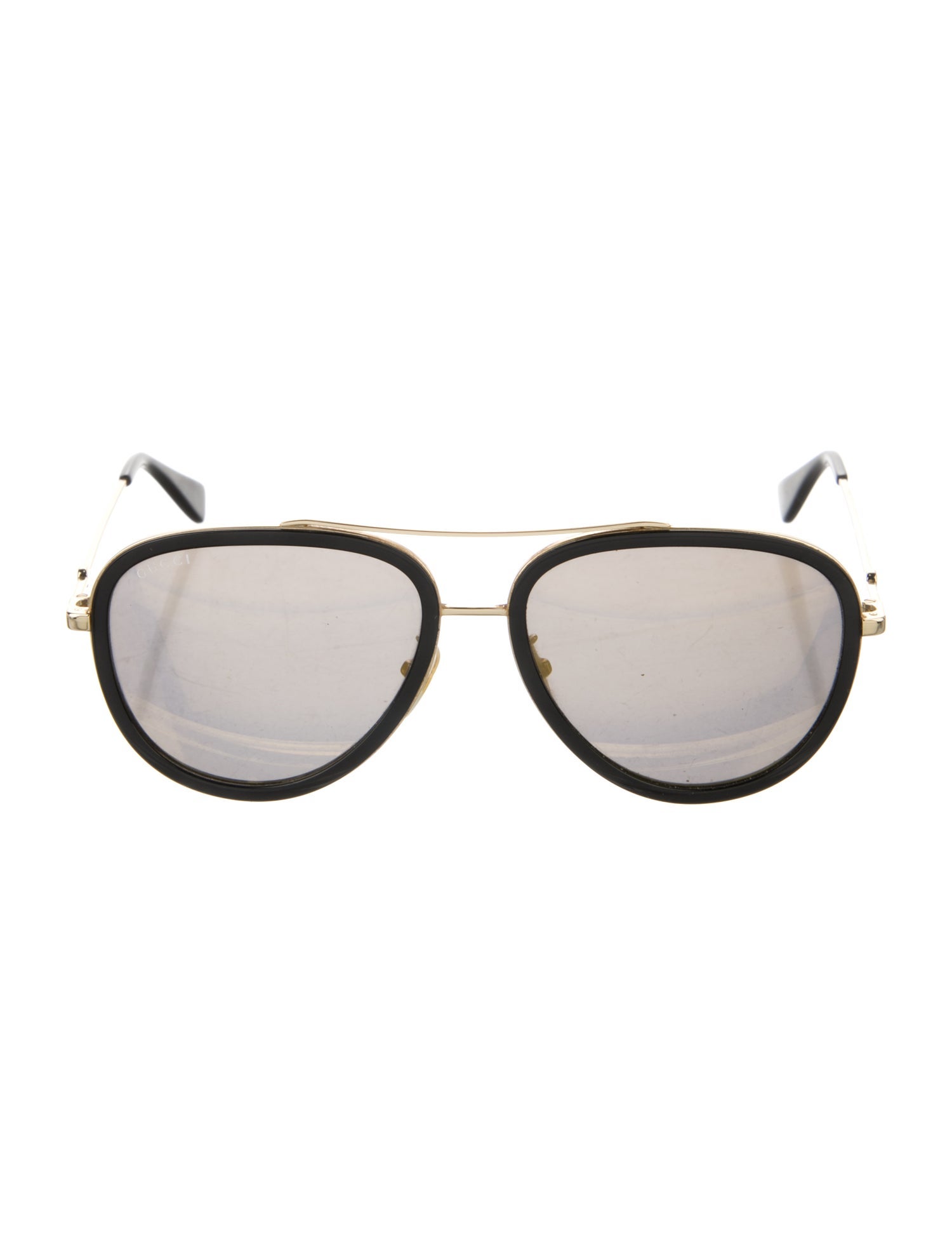 Gucci Interlocking G Logo Aviator Sunglasses