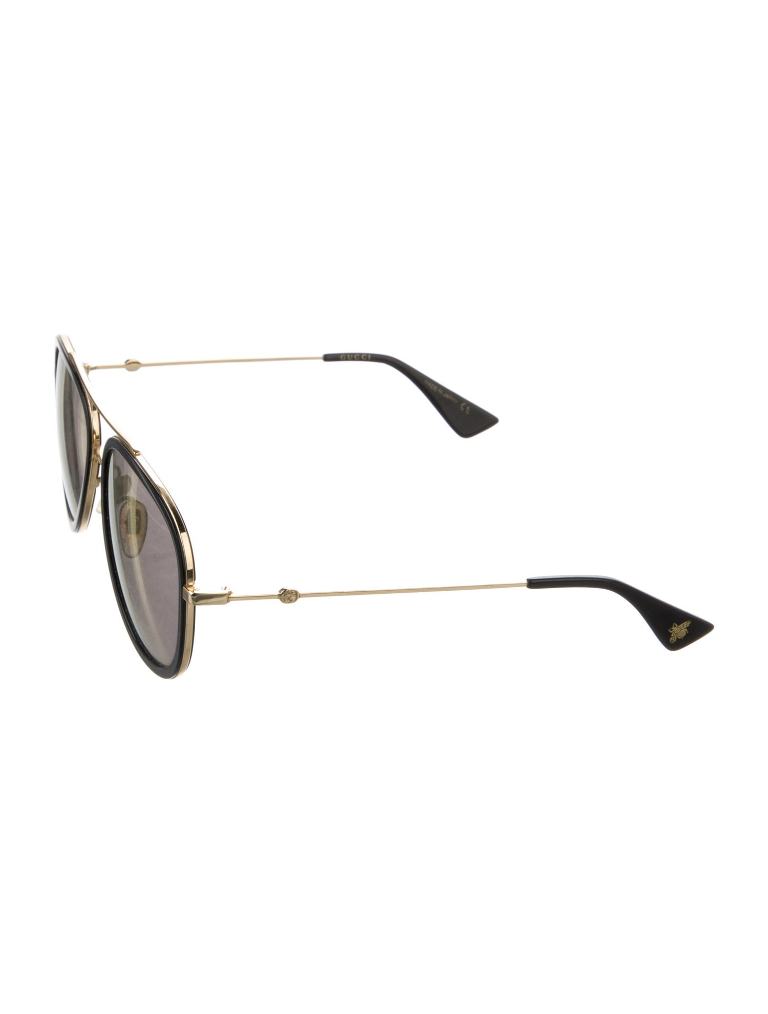 Gucci Interlocking G Logo Aviator Sunglasses