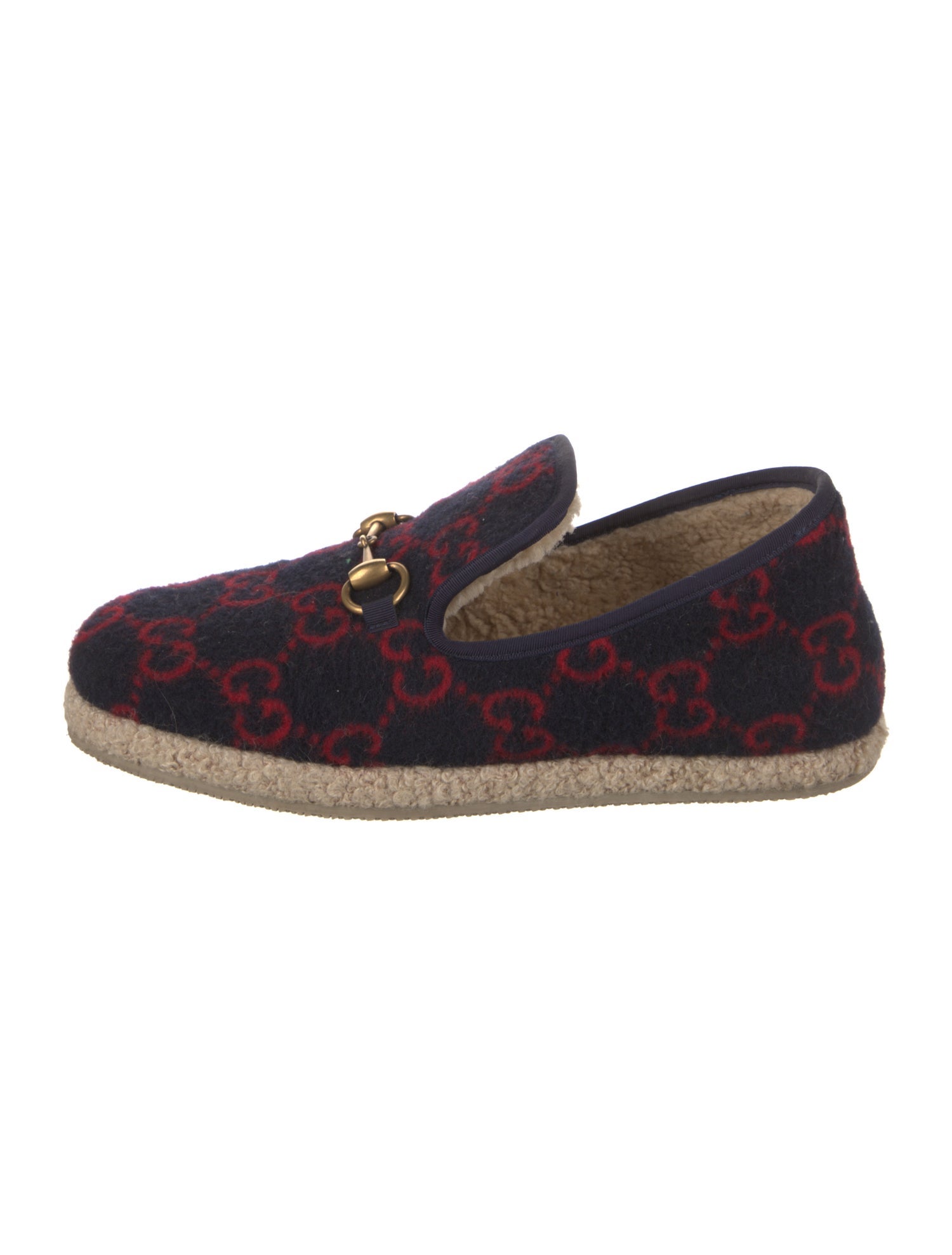 Gucci GG Signature Wool Slippers