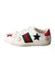 Gucci Web Accent Leather Sneakers