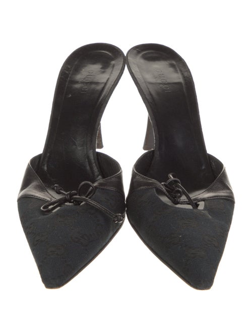 Gucci GG Canvas Canvas Mules