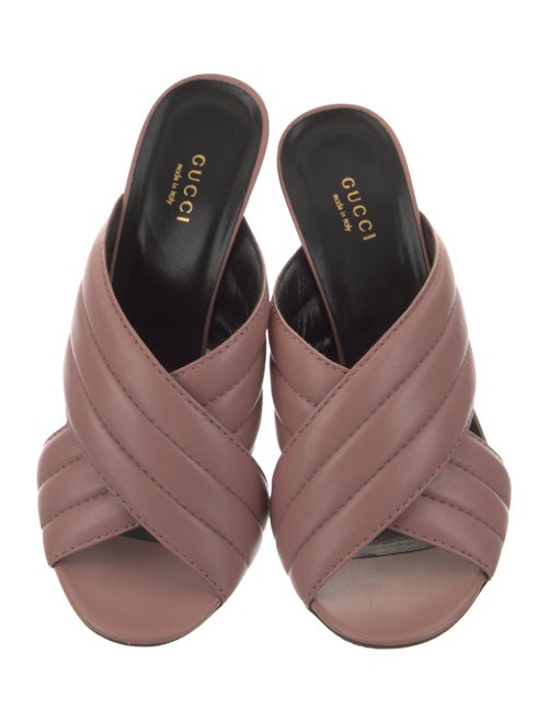 Gucci Leather Slides